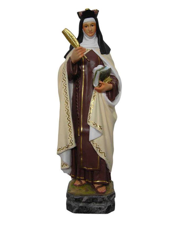 Santa Teresa de Jesús - Imagen religiosa hecha a mano en España