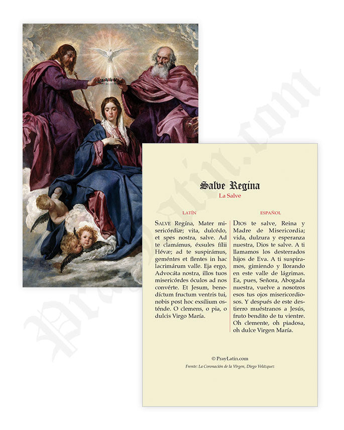 Estampas de Oración en Latín y Español