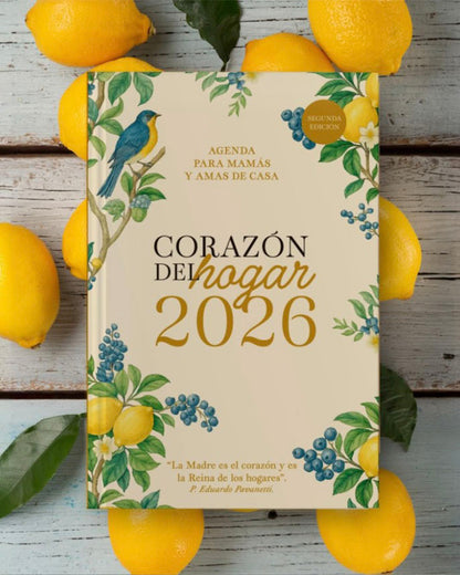 Agenda Corazón del Hogar 2026 - Taller Editorial Isabel de Castilla